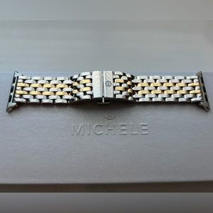 Michele Apple Watch band two tone